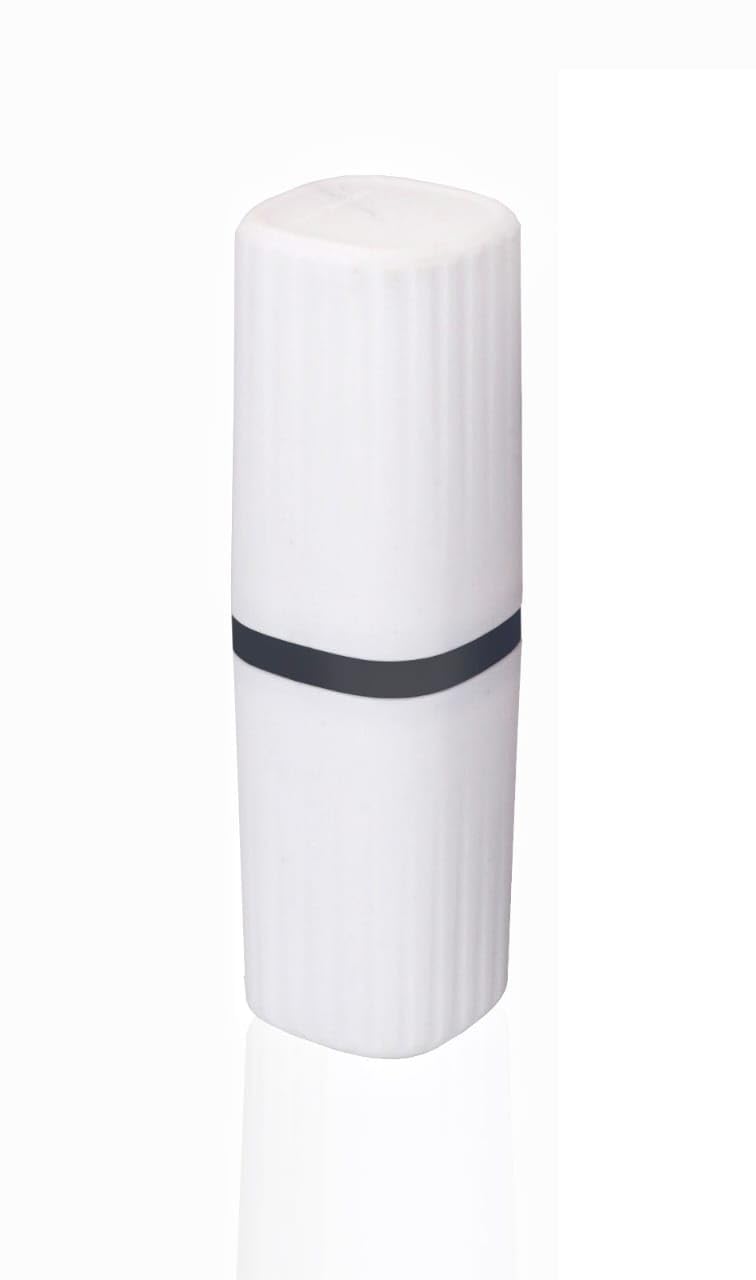 Padchaaya Square Travel Toothbrush Holder, Portable Plastic Toothpaste Holder Box Cover with Lid,Travelling Toothbrush Storage Holder Bar for Bathroom Outdoor (White)