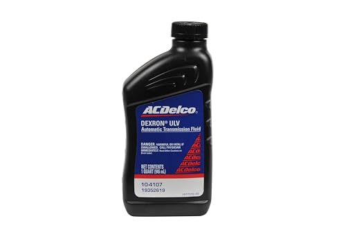 ACDelco GM Original Equipment 10-4107 (19352619) Dexron ULV Automatic Transmission Fluid - 1 qt