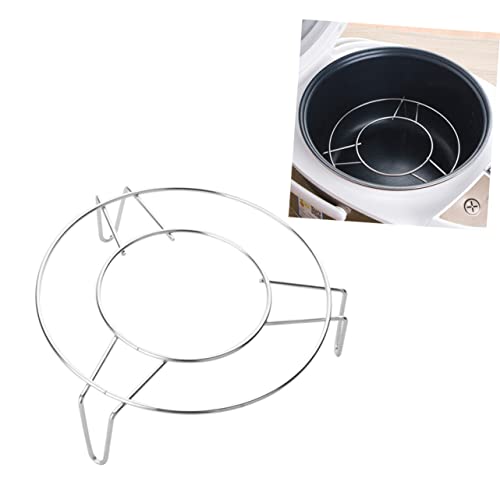 Cabilock Stainless Steel Round Rack Handles Induction Cooker Rack Cooking Utensils