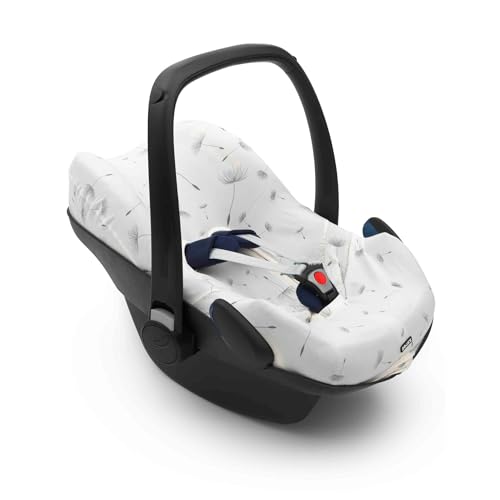 Dooky Seat Cover 0+ Dandelion Housse de siège auto (pour système de ceinture 3 et 5 points, pour la tranche d'âge 0+, convient à la plupart des marques),...
