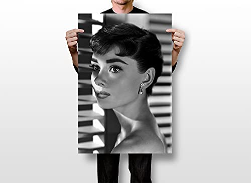 Smartzone Audrey Hepburn Portrait Rare Hot New Wall Art Home Decor - Water Resistant Poster (Size: 20" X 30") #TOP2