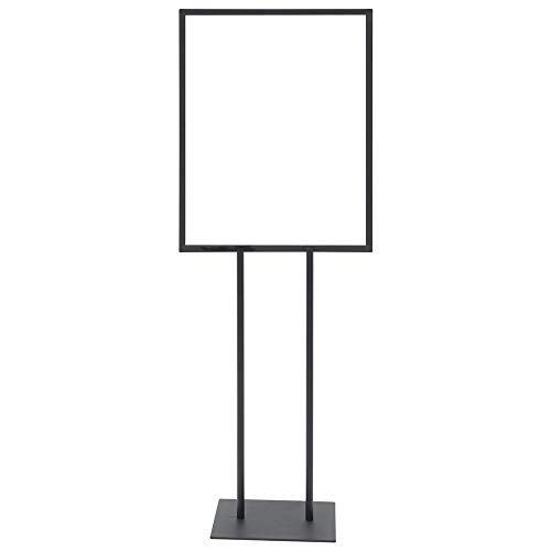 Floorstand Black Metal Sign Holder 22 x 28 , 82869