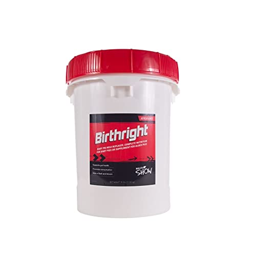 Ralco Show Birthright is The Gold Standard in Baby Pig Milk replacer (25 lbs)