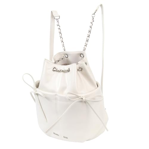 [Matin Kim] [マーティンキム] バッグ リュックサック MK2500BG068V IVORY 巾着型 レディース アイボリー [並行輸入品]のサムネイル