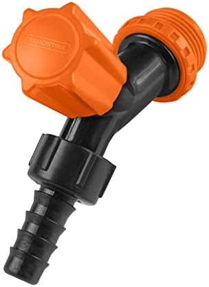 Torneira plástica preta para jardim Tramontina 78440504