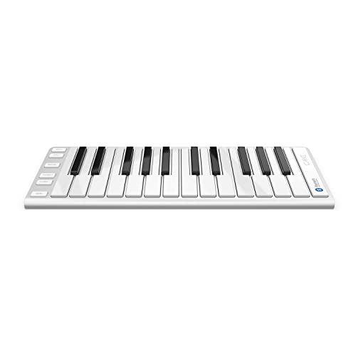 Image of Xkey 25 Air Bluetooth MIDI Keyboard - Apple-Style Ultra-Thin Aluminum Frame, 25 Full-Size Velocity-Sensitive Keys, Polyphonic Aftertouch, Ultra-Low Latency, Simply Plug & Play on iPad, iPhone, Mac, PC