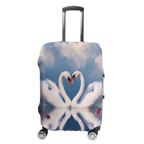 Luggage Cover Elastic Suitcase Cover Protector Washable Travel Baggage Covers Valentine's Day Couple Luggage Covers Carry On Luggage Protector Anti-scratch 19-32 Inch XL