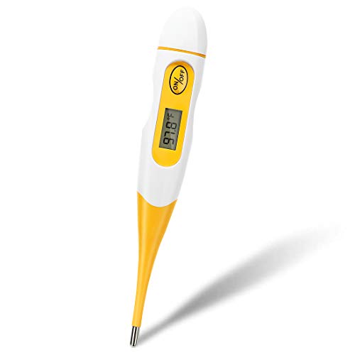 Digital Thermometer, Rectal and Oral Armpit Thermometer for Adults and Babies, High Precision