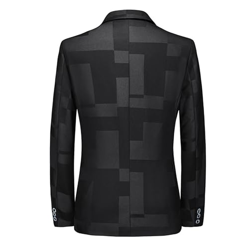 Men's Formal Business Blazers Printed Casual Suit Jacket Work-Ready Banquet-Appropriate Sport Coat4