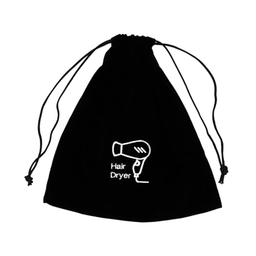 Beatifufu 旅行用ヘアドライヤー収納巾着袋 軽量保護バッグ ジュエリーや小物収納対応 耐衝撃トラベルポーチ シンプルデザインで使いやすい