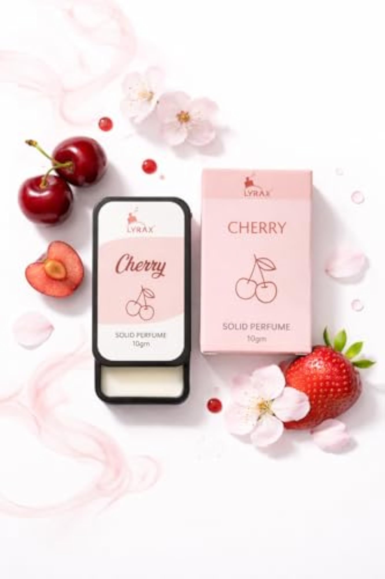 Cherry & Cotton Candy Solid Perfume Combo