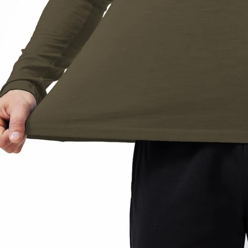 Men’s Merino Wool Base Layer Shirt – Long Sleeve Thermal Hiking Ski Outdoor Quick-Dry Warm Top 6