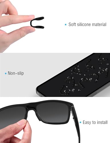 Image of Bowyer Replacement Nose Pads Compatible with Oakley Crossrange /Split Shot /Split Time /Targetline /Outpace Sunglass
