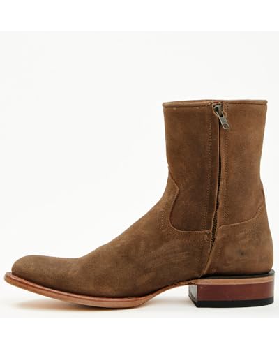 Men's 8" Pancho Roughout Zipper Western Boot Round Toe - Bmssp23l33