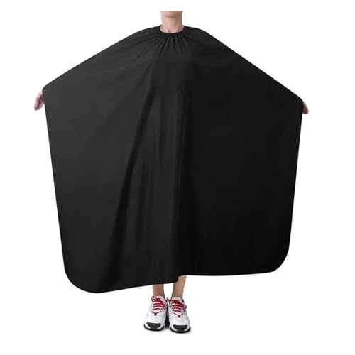 Capa impermeable para corte de cabello 140x120 cm morada miniatura 2