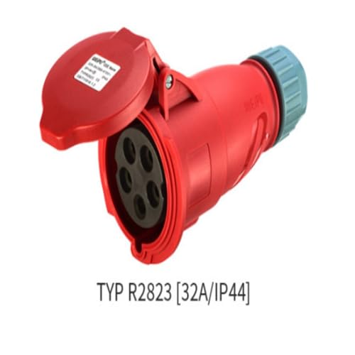 Conector Industrial Aviónico Empotrado 3-4-5 pines 32A IP44 miniatura 2