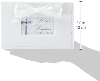 The Grandparent Gift Co. Growing in Faith Keepsake Photo Album, Baby Baptism