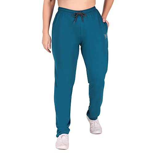 Image of CUPID Women's Cotton Track Pants Regular Fit Lounge Wear Gym Joggers Sports Trouser Night Pants for Ladies