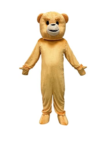To.beone Costume mascotte ours en peluche pour Halloween, Noël, fête costumée adulte