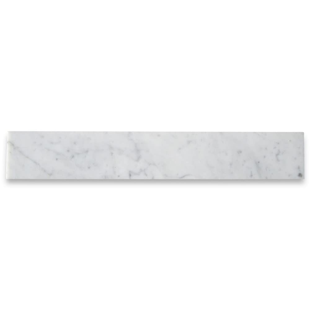 Stone Center Online Carrara White Marble 2x12 Tile Honed Kitchen Bath Wall Floor Backsplash Shower (100 sq.ft.)