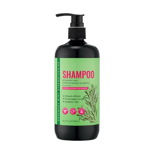 Champú De Romero Y Para El Cabello, Con Solución Para El Control Del Del Cuero Cabelludo, 480 Ml, Lavado A-Nti-Hair Loss, Ron Hidratante Para Cuero Cabelludo, Protección Hidratante, P