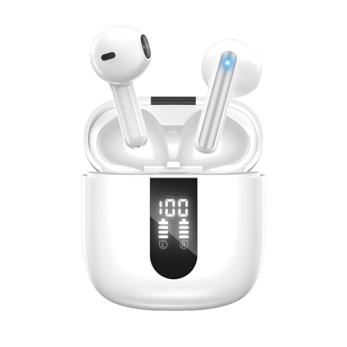 JBES Bluetooth Earbuds Wireless Headphones, 60H Deep Bass Ear Buds with 4 Noise Cancelling...
