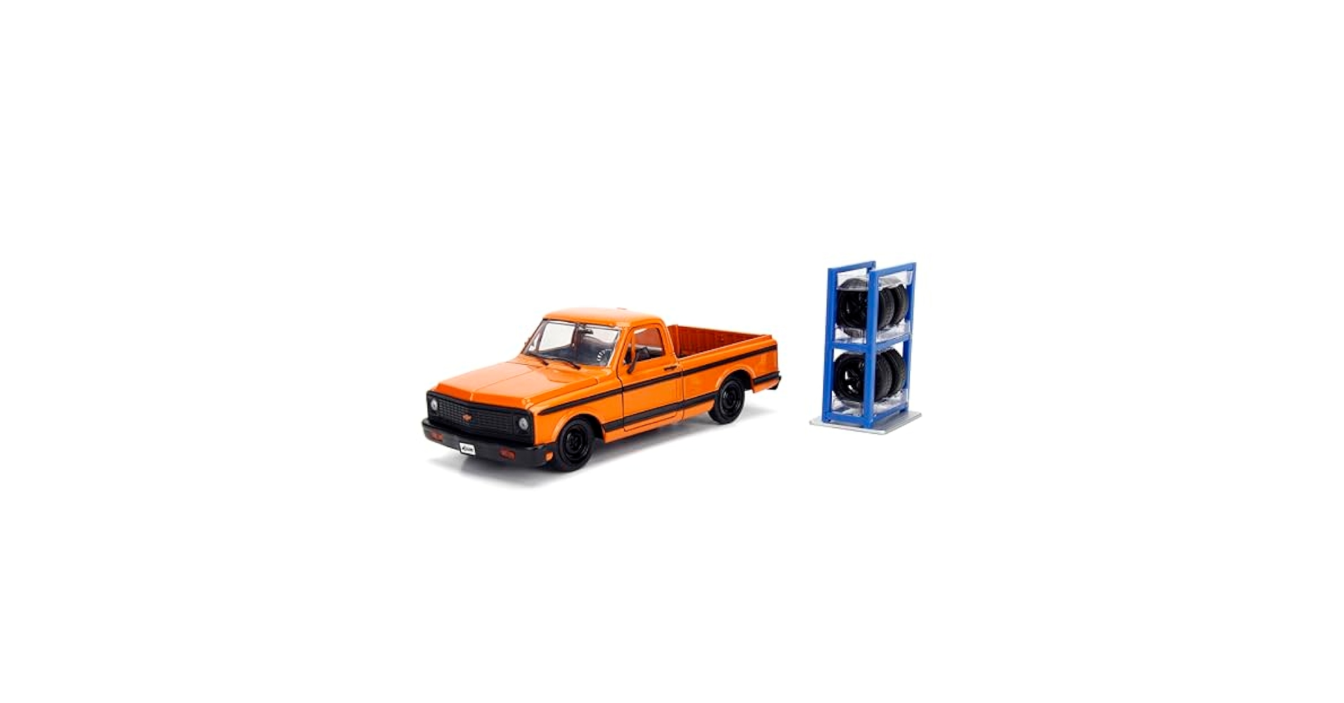 ミニカー 1:24 JUST TRUCKS 1972 Chevy Cheyenne 1972 Chevrolet Cheyenne Blue/Matt Grey Pickup Truck 