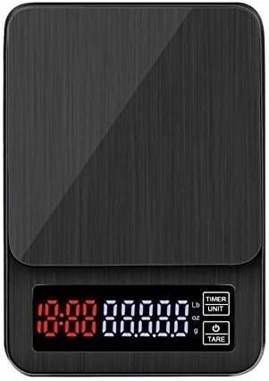 para Cocina y joyería Báscula de Cocina para Alimentos Báscula de pesaje Báscula electrónica Digital con Temporizador Toma de Corriente USB Báscula para joyería Alimentos Café