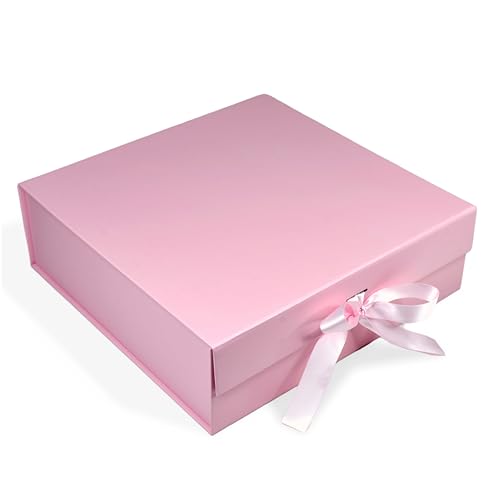 RBS® LARGE Gift Box with Ribbon (34 x 33 x 10cm) Gift Boxes for Packaging Holds upto 10 kg Multipurpose gift hampers (1 Pack) Large gift box for packing Shirt gift boxes for presents (Pale Pink) (B0CSX6Z5WR) Amazon Price History, Amazon Price Tracker