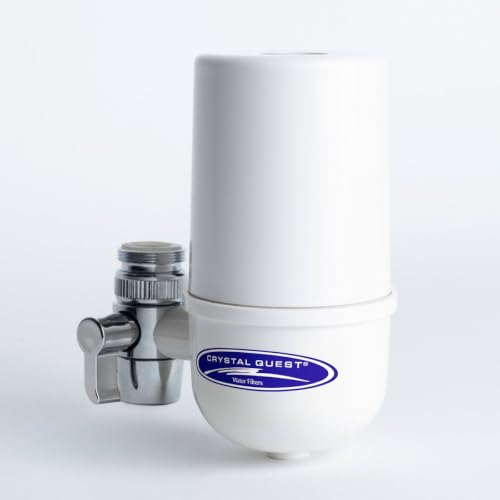 Image of Crystal Quest Faucet Mount Water Filter, ISO Certified 2000-Gallon Capacity