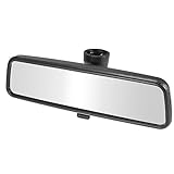 X AUTOHAUX Rear View Mirror Car Interior Inner Rearview Mirror Black for Volkswagen Passat B5 1999-2005 for Jetta MK4 1999-2004 for Golf MK4 1999-2004