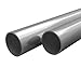 Produktbild vidaXL 2X Edelstahlrohr V2A 2m Ø48x1,8mm Edelstahl Rundrohr Edelstahlrundrohr