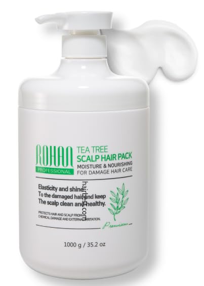 Rohan Tea Tree Scalp Hair Pack Moisture and Nourishing For Damage Hair Care 1000g/ 35.2 oz