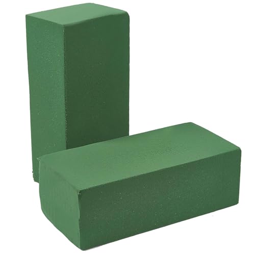 Image of TRAIS-100 PCS Pipe Cleaners, Chenille Stems for Crafts, Fuzzy Craft Pipe Cleaners, Soft Flexible Bendable Sticks for DIY Art Supplies, Kids Crafts, School Projects (2, Green Flower Foam Bricks)