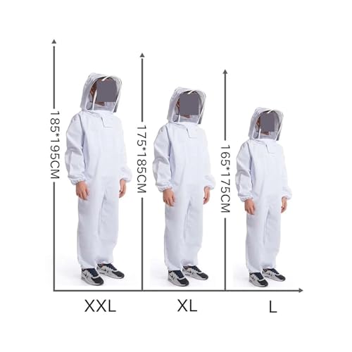 Traje de apicultura infantil XL con guantes de protección completa 4