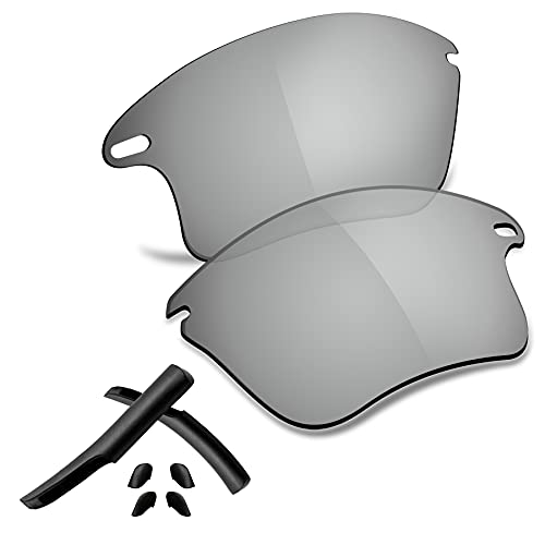 Image of Polarized Replacement Lenses & Rubber Kits for Oakley Fast Jacket XL OO9156 Sunglass