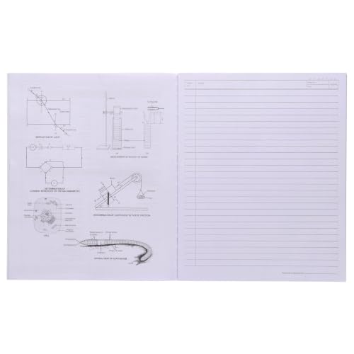 Image of YOUVA Navneet | Hard Bound Combined Practical Book | Physics, Chemistry & Biology | 21.5 x 26.5 cm | 1 Ruled & 1 Plain | 128 Pages | Pack of 1