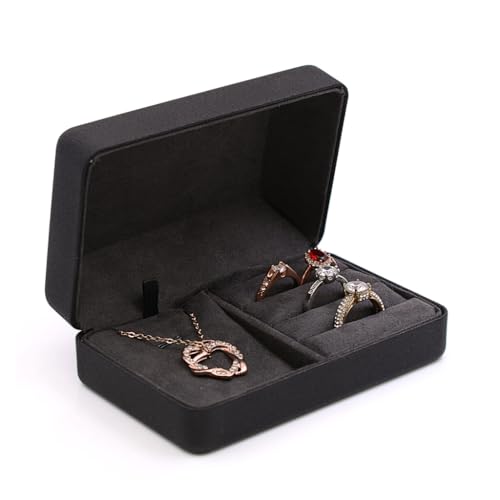 Women Durable Travel Earrings Necklace Storage Case for Women Rings Organizer