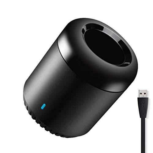 Intelligente IR-Fernbedienung, Intelligente Stimme Wireless WiFi Universal Smart Home Automation für IOS Android Smartphones (Schwarz)