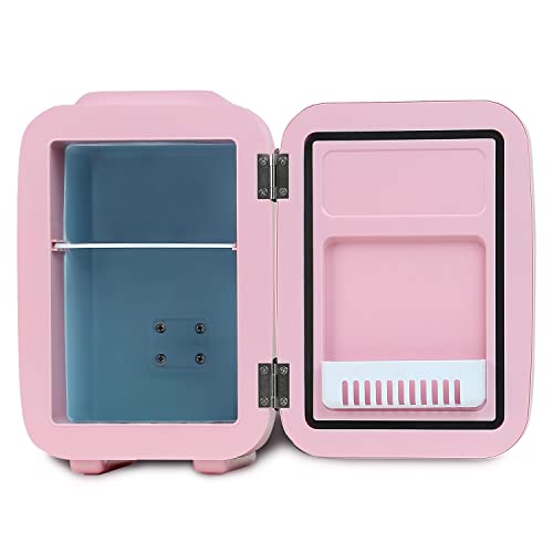VYBE-Mini-Beauty-Fridge-4-Liter-ACDC-Portable-Thermoelectric-Cooler-and-Warmer-Portable-Car-Mini-Fridge-Store-Serums-Moisturizers-Cream-Nail-Polish-AMZ22VYBE1004