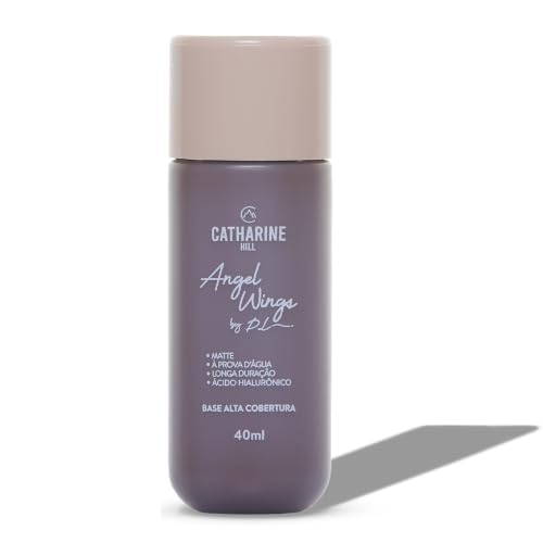 Catharine Hill Base Líquida Alta Cobertura Angel Wings 2022/A11 40ml À Prova D'água Acabamento Matte Vegano Ácido Hialurônico