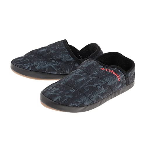 コロンビア（Columbia） モックシューズ ネステントモックグラフィック YU0363 012 カモフラージュ ルームシューズ カジュアル アウトドア 室内履き （ブルー×ネイビー/Ｌ/Men's）