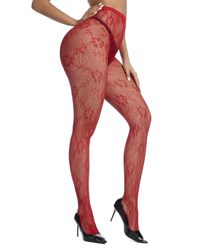 Century Star Fishnet Stockings for Women Sexy Floral Patterned Tights Lace Stockings Fish nets Tights Sexy Pantyhose4