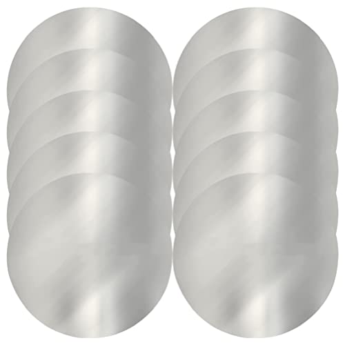 Hemoton Wine Pourer Discs Wine Foils Glass Decanter 10Pieces Wine Pour Disc, Drop Stopping Pour Spout, Thin and Reusable Pour Wine Whisky Foil Drop Pouring Disks Glass Decanter