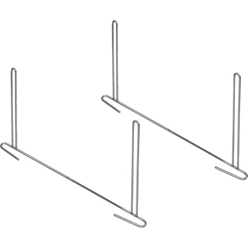 Image of Buyers Products B2418ASBC Chromed Steel Anti-Sail Brackets for use with 24-Inch Wide Short Mud Flaps, 2 Count, Holds Mudflaps Straight & Flat, Bold or Weld On to Truck or Trailer