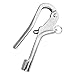3''/ 4'' Openable Pelican Hooks Shackle, 316 Stainless Steel Quick Release Hand Rail Guardrails Sup Wire Rope Terminals Board Quick Release Hook Accessories (Overall Length: 3in/76mm)