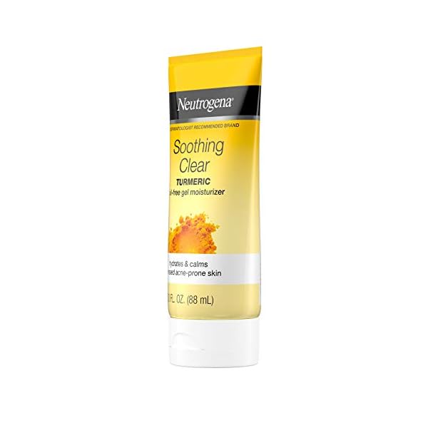 Neutrogena-Soothing-Clear-Gel-Facial-Moisturizer-with-Calming-Turmeric-Hydrating-Oil-Free-Face-Cream-for-Acne-Prone-Skin-Paraben-Free-Not-Tested-on-Animals-3-fl-oz Neutrogena Soothing Clear Gel, 3 Fl Oz