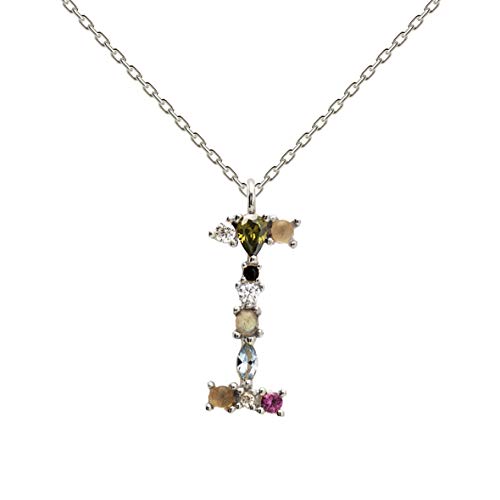 Collana P D Paola CO02-104-U Argento, Lettera I