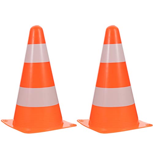 2 peças de cones esportivos de basquete, cones de trânsito, cones de treinamento, cones de agilidade