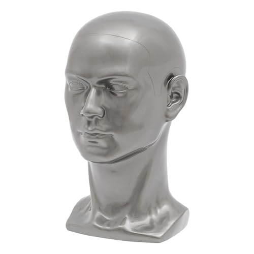 Modèle de tête masculin de 50 cm pour exposer perruques et casques